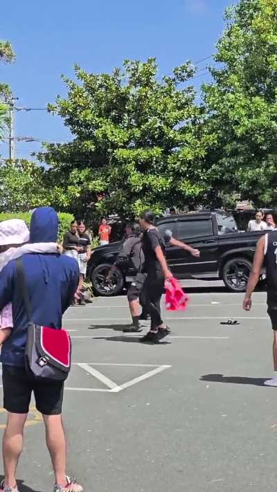 Dude takes a bottle to the dome