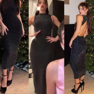 Mommys tits look so good in that dress