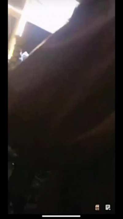 Chinese Foxconn workers facing off against police at the largest iPhone factory. Puts on AAPL.