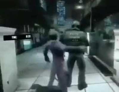 Joker kicks someone in the balls, hits the griddy, then fucking dies.