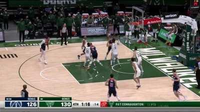 [Highlight] Beal speeds past Brook Lopez for the dunk