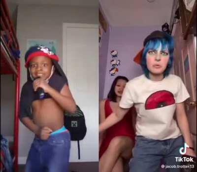 Scary boyfriend Scares the kid