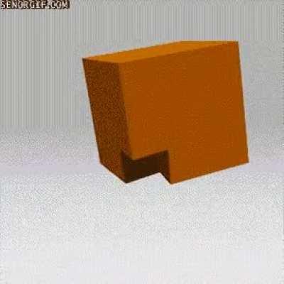 Cubes illusion