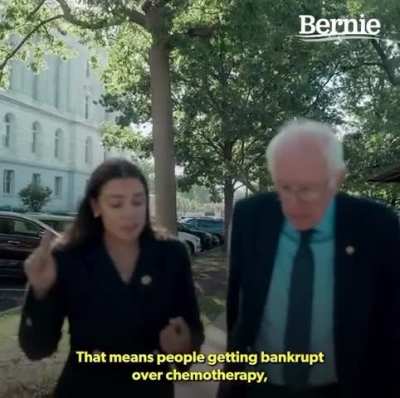 AOC and Bernie telling people what’s really happening during the government shutdown