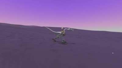 I needed a robot dinosaur to explore Eve.