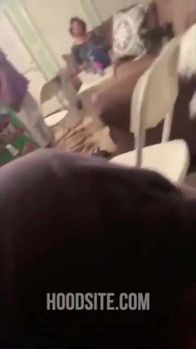 Girl put her hands on guy at a family function then this happened