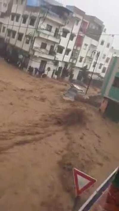 01/march/2021 Morocco Tetouan after a full night and day of raining most of the city was like this .