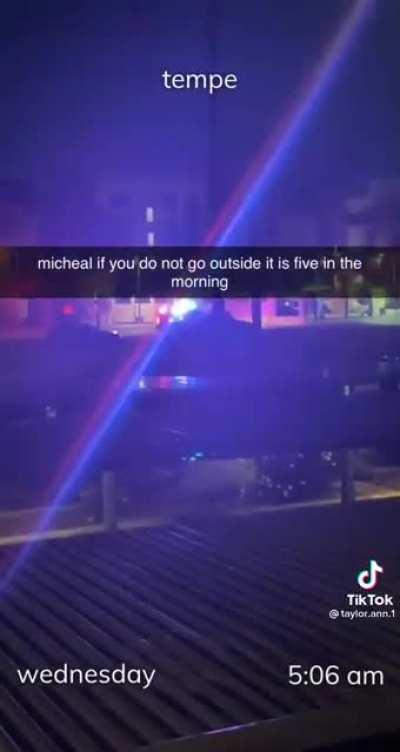 Michael has earned a full 5-star wanted level at 5AM