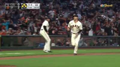 [Highlight] Logan Webb gives his opinion on the DH, literally inches from hitting a grand slam