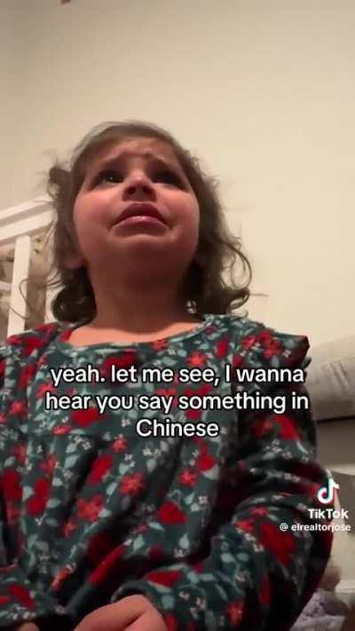 This kid wants to be chinese for some reason ???