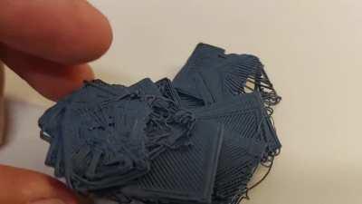 calibration blob (cube).. ender 3 s1 pro, PLA ext 220, bed 70, no fan