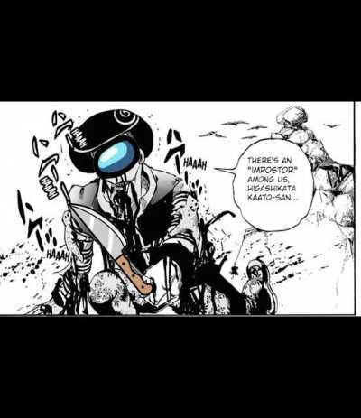 omg among us is a jojos reference