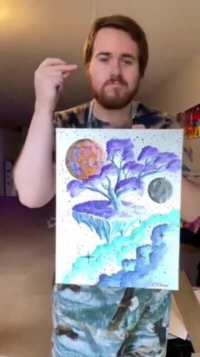 Paining with inverted colors