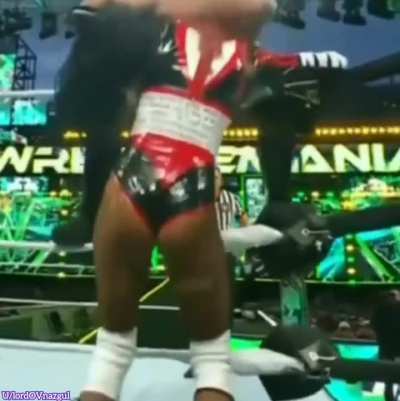 Becky always goes hard at WM