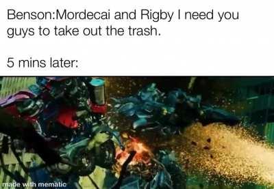 Average episode of regular show