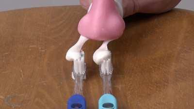 I can smell the toothpaste