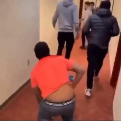 Mf caught a assist at the end 😭😭