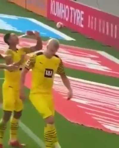 Just Jude Bellingham catching someone's stale beer, drinking it and finding it rancid