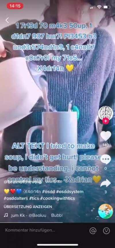 Never knew people with autism could just turn their ticks off