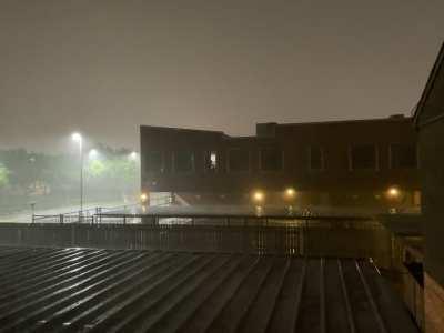 Houston, TX last night. Going to rain for the next 7 days.