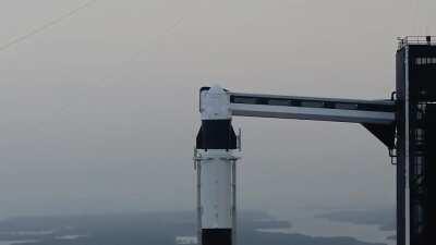 Flacon 9 and Dragon looking good. Two days till Crew 2 launches! 🚀👨‍🚀