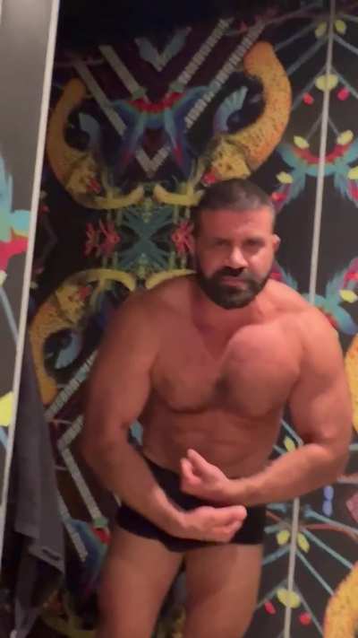 Are you going to get in the shower with me?