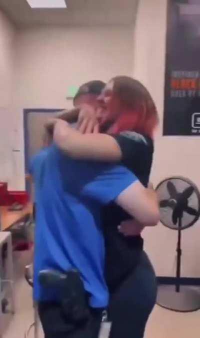 The moment you realize your work husband has a work husband