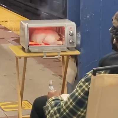 City Chicken Cooked Crazily While Commuting