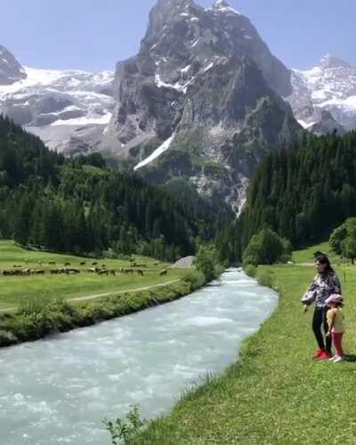 The beauty of Grindelwald, Switzerland