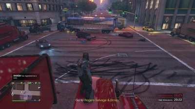 We shut down an intersection. Most fun I've had in a while.