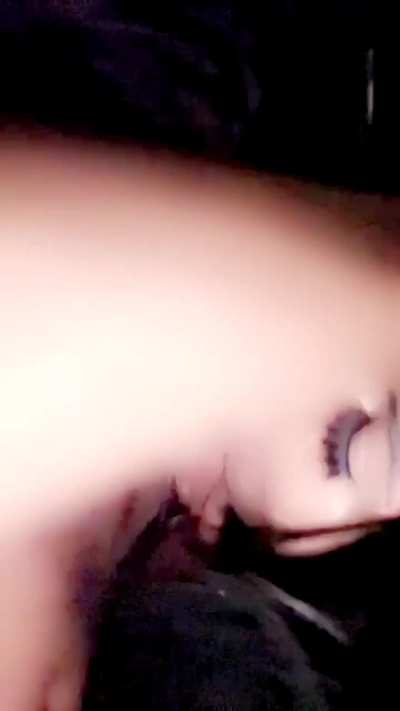 Sassy blowjob in the car!