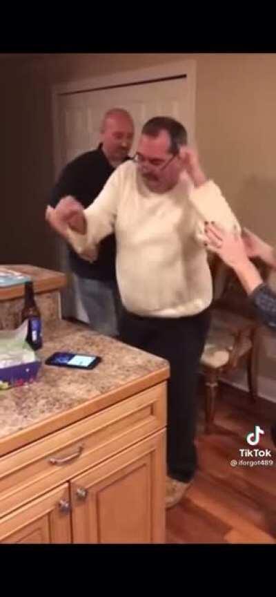 Should’ve sat down.