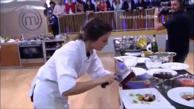 Dad open stucked jar to help his daughter