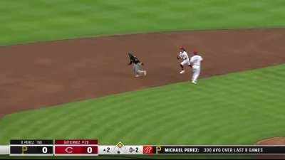 The Reds get the classic 1-5-6-1-3-6-4-3 pickoff