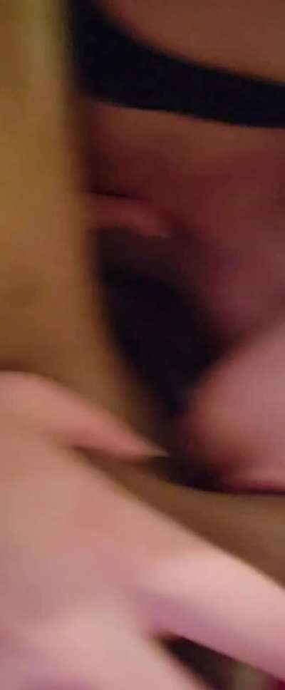 This Blonde girl uses all her mouth to pleasure this Arab dick