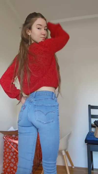 Red sweater 