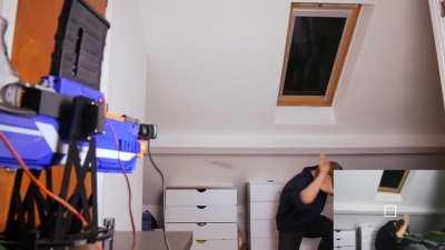 I built a full-auto nerf gun that shoots me in the face