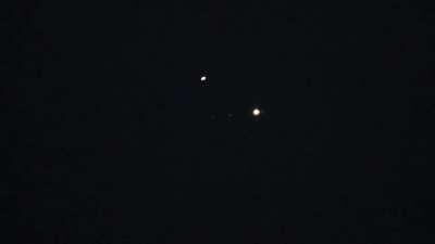 Jupiter and Saturn approaching conjunction 20/12/20