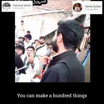 This man is basically telling Pakistanis to murder apostates in cold blood, and telling them to lie about it in order to cover up the murders and prevent the international community from withdrawing financial assistance to Pakistan. This is the definition