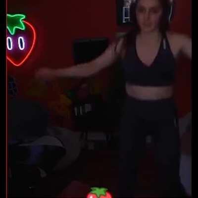 Last night stream doing Jumping Jacks