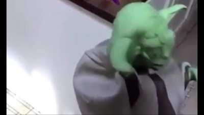 He just keeps moving forward until his enemies are destroyed