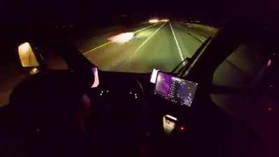 Tesla Semi driving 500 miles, fully loaded, on a single charge