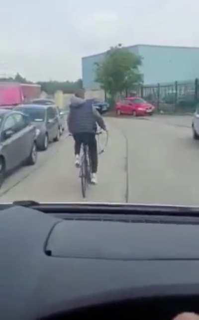 Instant karma in Dublin…