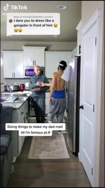 Dressing like a gangster