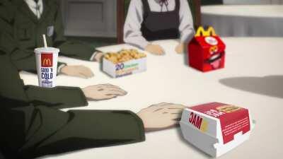 Episode 13 spoilers!! eren brings some McD...