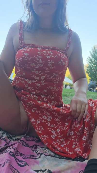 Flashing in very busy places really gets me going