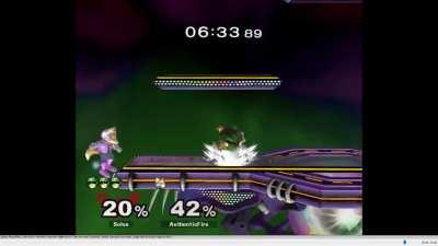 Earned a nice little Falcon punch to end the night.