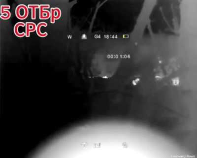 A Russian sniper's POV of an ambush on Ukrainain MRAPS