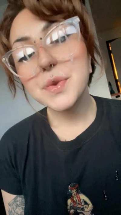 Good thing I was wearing my glasses! I love being your cumcovered whore... 😏