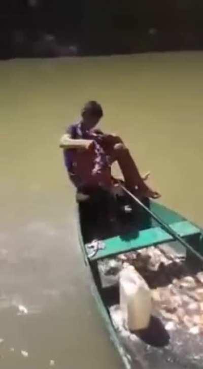 Fishing for piranhas